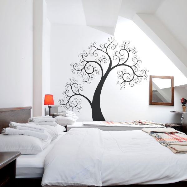 3785.jpg Vinilo decorativo arbol entrelazado sin hojas