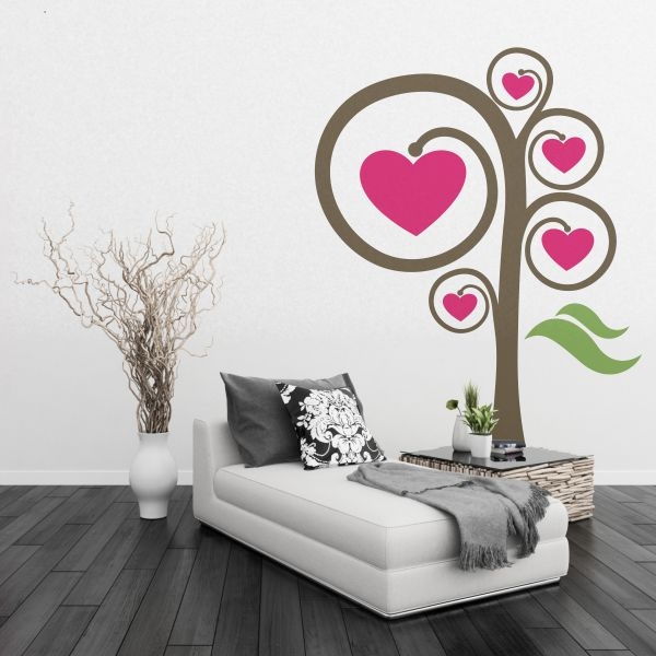 3787.jpg Vinilo decorativo arbol corazones 3 colores