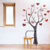 3791.jpg Vinilo decorativo arbol con corazones