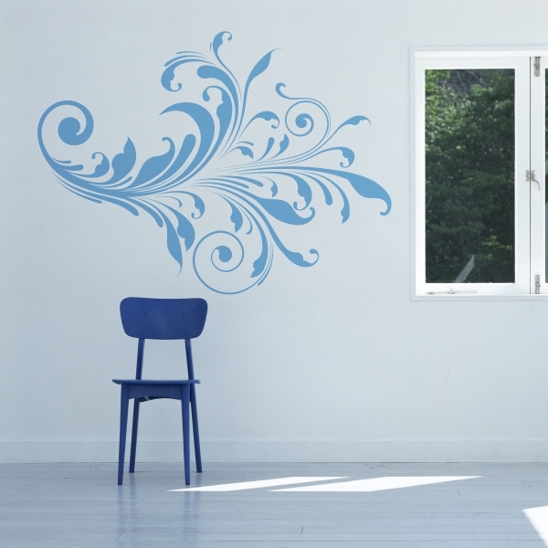 Vinilo decorativo floral