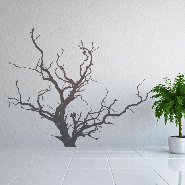 Vinilo decorativo arbol sin hojas