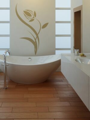 3807.jpg Vinilo decorativo flor entrelazada