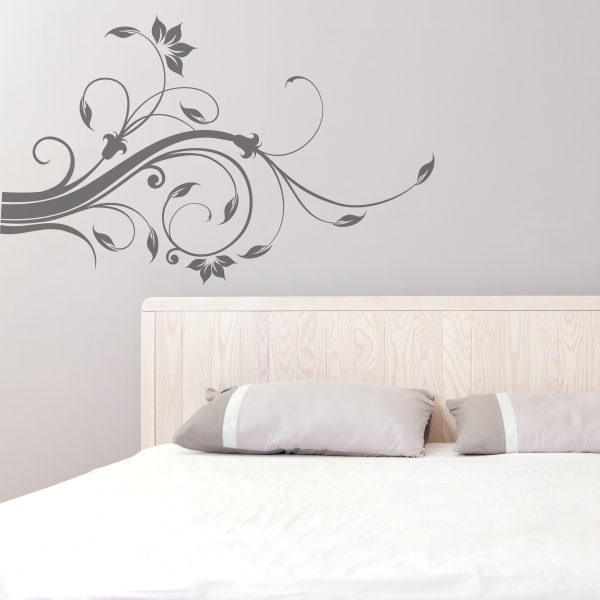 3811.jpg Vinilo decorativo ramas entrelazadas y hojas