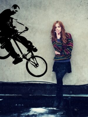 Vinilo decorativo rider bmx