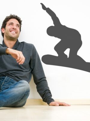 Vinilo decorativo snowboard