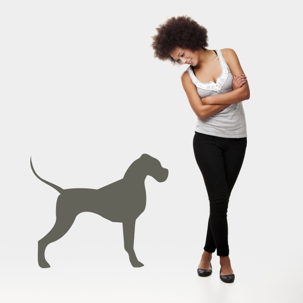 Vinilo decorativo perro