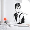 Vinilo decorativo Audrey Hepburn