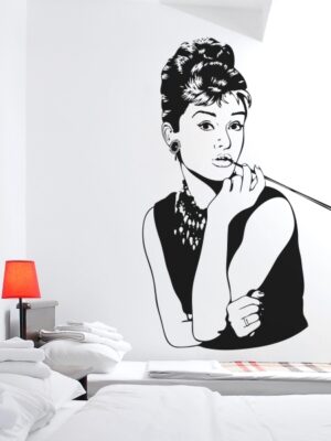 Vinilo decorativo Audrey Hepburn