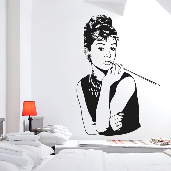 Vinilo decorativo Audrey Hepburn