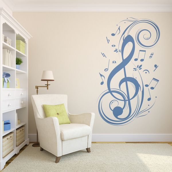 3867.jpg Vinilo decorativo nota musical