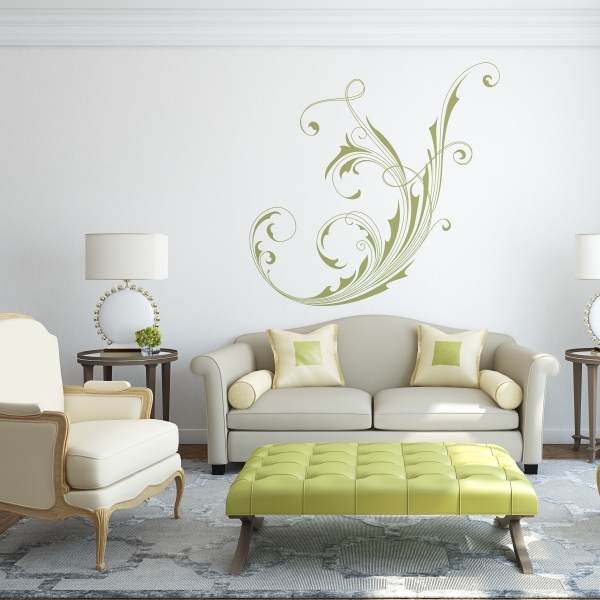 Vinilo decorativo adorno vintage