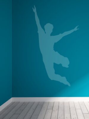 Vinilo decorativo chico bailando