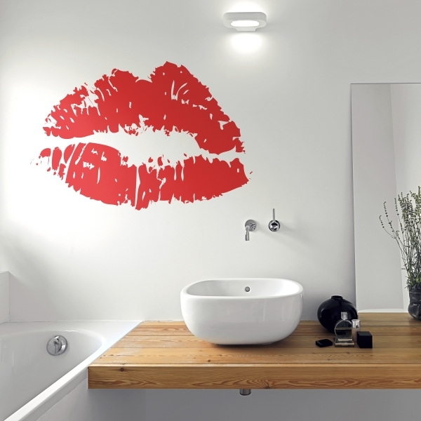 3917.jpg Vinilo decorativo beso pintalabios