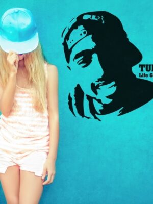 Vinilo decorativo Tupac