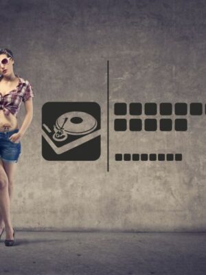 Vinilo decorativo plato Dj