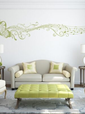 3937.jpg Vinilo decorativo mariposa musical