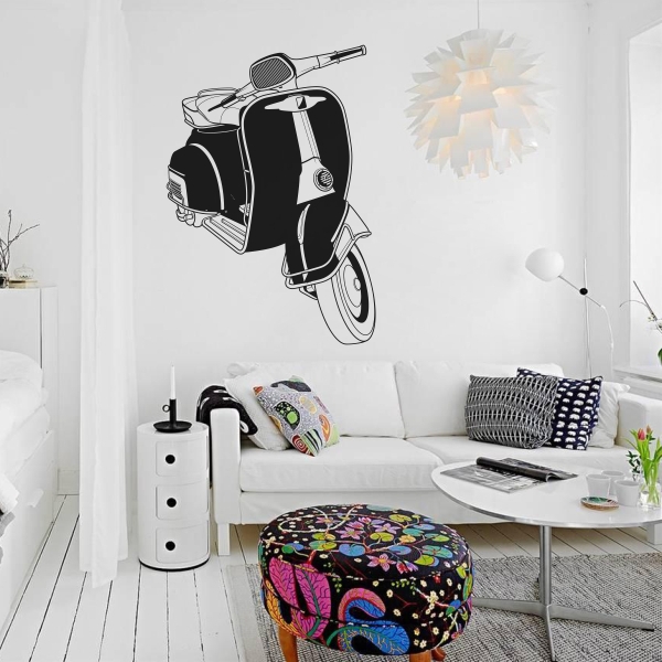 3943.jpg Vinilo decorativo Vespa