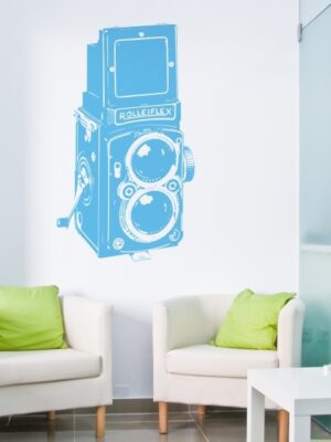 Vinilo decorativo cámara de fotos vintage