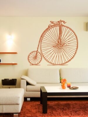 Vinilo decorativo bicicleta antigua