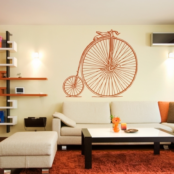 Vinilo decorativo bicicleta antigua