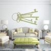 Vinilo decorativo llaves vintage
