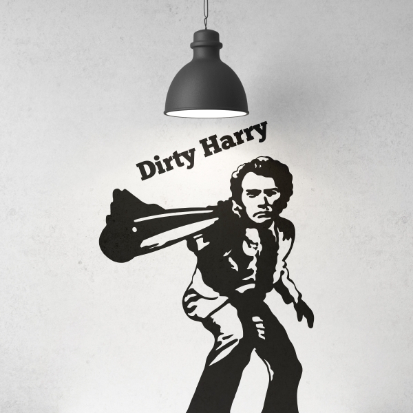 3967.jpg Vinilo decorativo Clint Eastwood