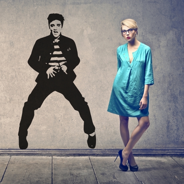 3969.jpg Vinilo decorativo Elvis