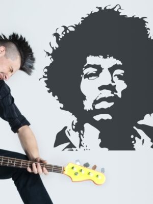 3973.jpg Vinilo decorativo Jimi Hendrix