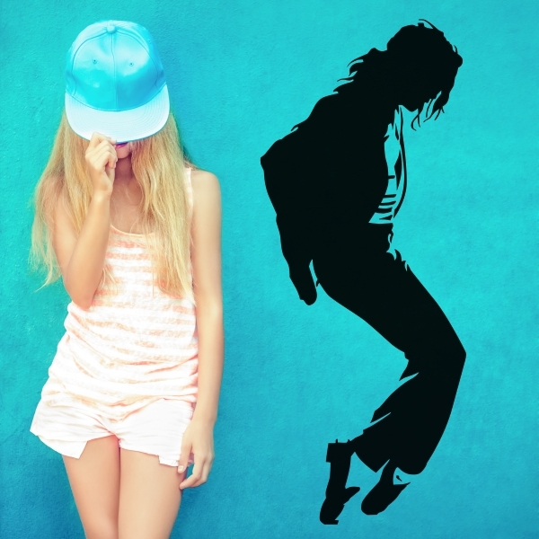 3981.jpg Vinilo decorativo Michael Jackson