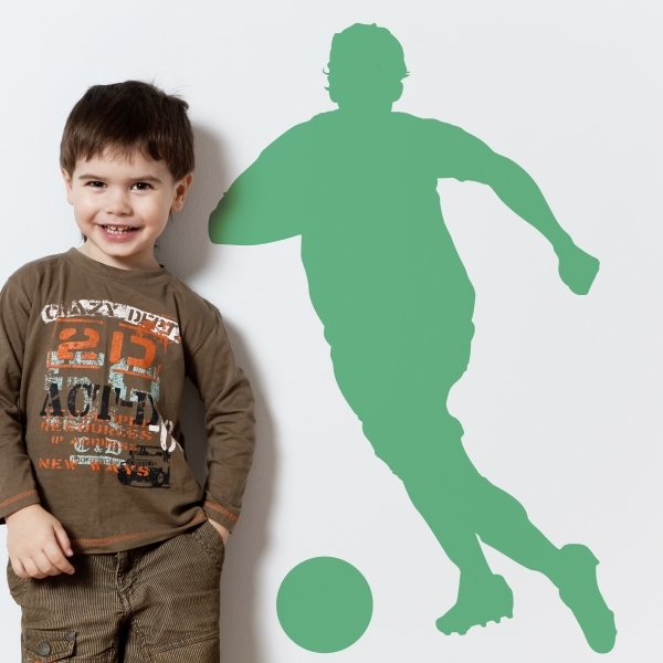 Vinilo decorativo futbolista