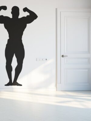 Vinilo decorativo culturista