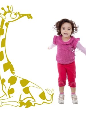 Vinilo infantil jirafa