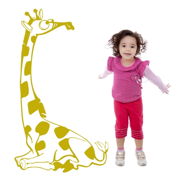 Vinilo infantil jirafa