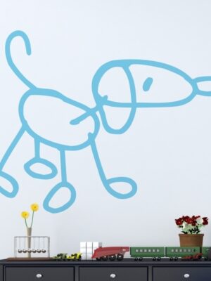 4033.jpg Vinilo infantil perro