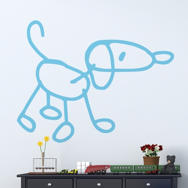 Vinilo infantil perro