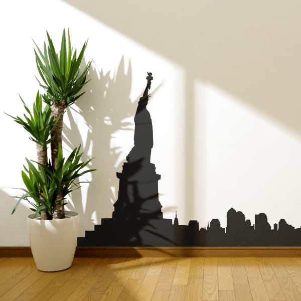 Vinilo decorativo skyline Nueva York
