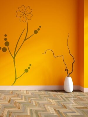 Vinilo decorativo flor delicada