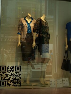 Vinilo decorativo codigo bidi qr