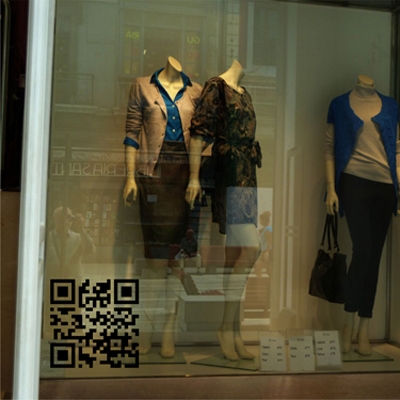 Vinilo decorativo codigo bidi qr