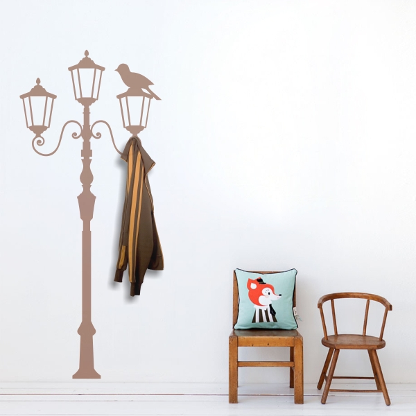 Vinilo decorativo perchero