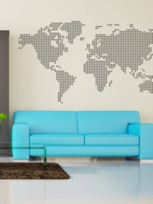 4091.jpg Vinilo decorativo mapamundi circulos