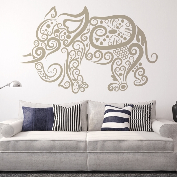 Vinilo decorativo elefante