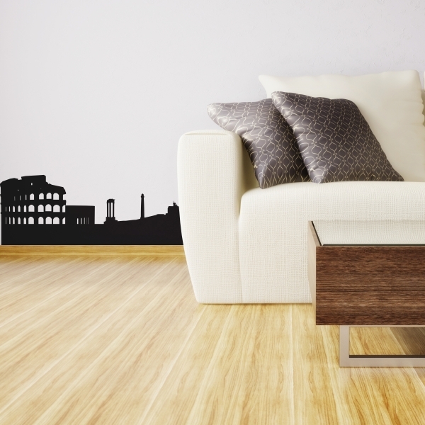 Vinilo decorativo skyline Roma