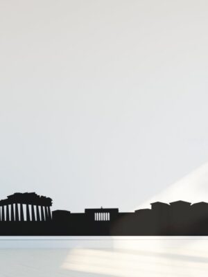 Vinilo decorativo skyline Atenas