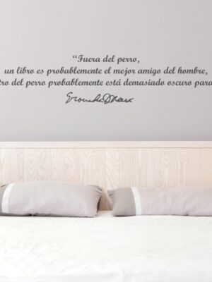 4137.jpg Vinilo decorativo frase de Groucho Marx