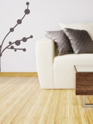 Vinilo decorativo rama con frutos