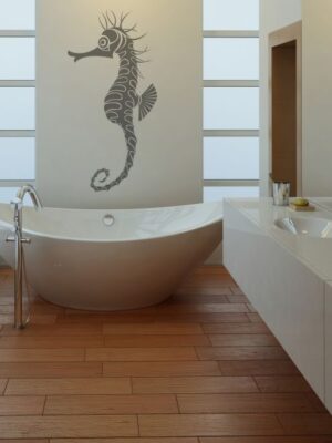 4151.jpg Vinilo decorativo caballito de mar