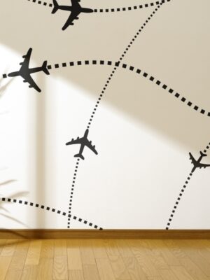 Vinilo decorativo aviones