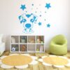 4205.jpg Vinilo infantil perro y estrellas