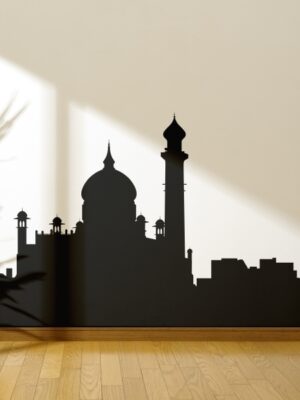 Vinilo decorativo skyline Taj Mahal